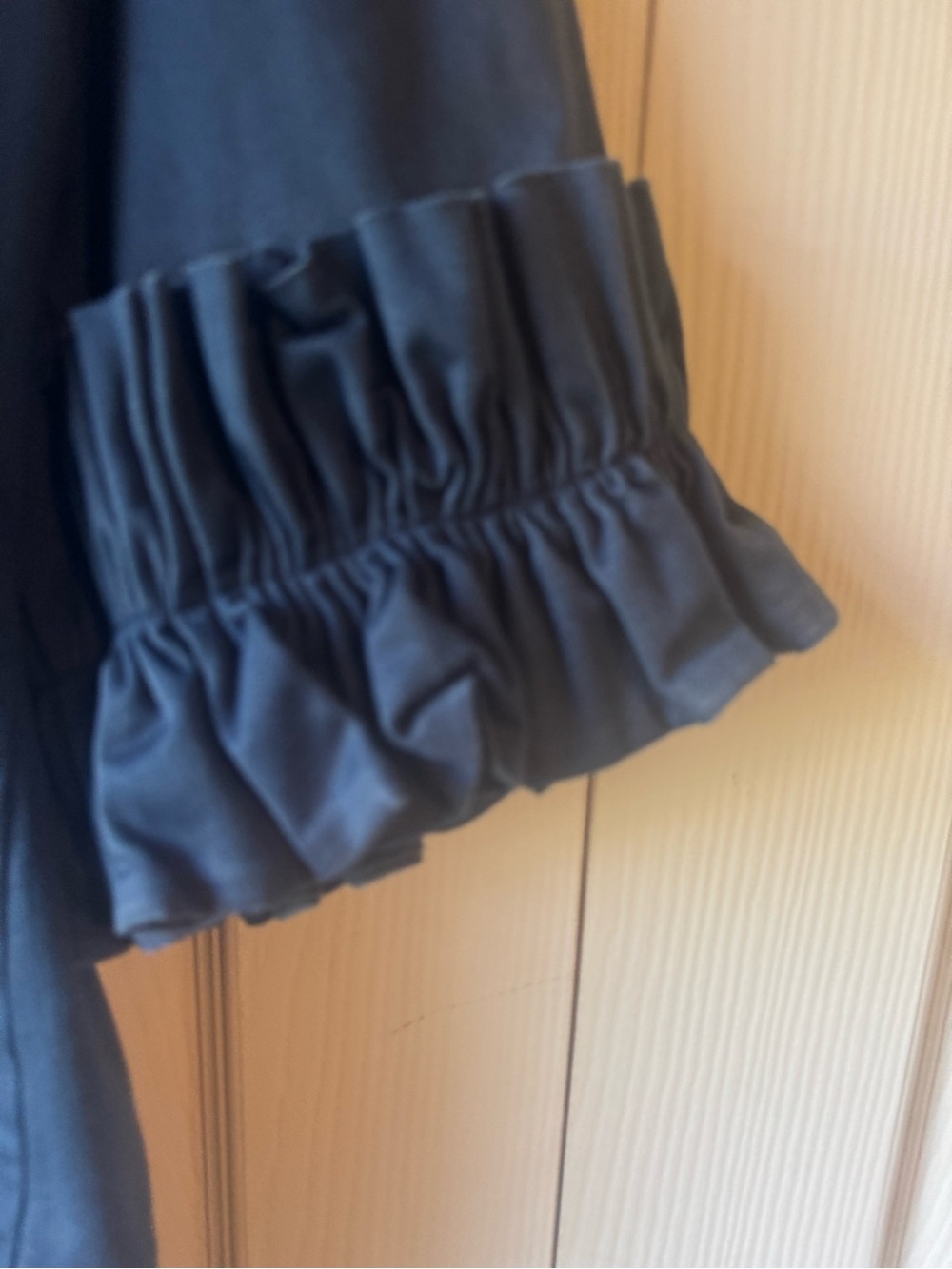 Maya Navy Ruffle-Sleeve Tunic - Picture 5 of 6